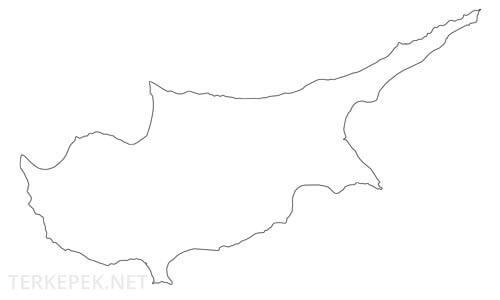 Ciprus vaktérkép